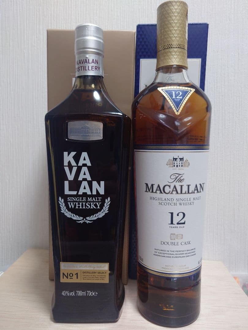KAVALAN No.1 & The Macallan 12年 2本セット
