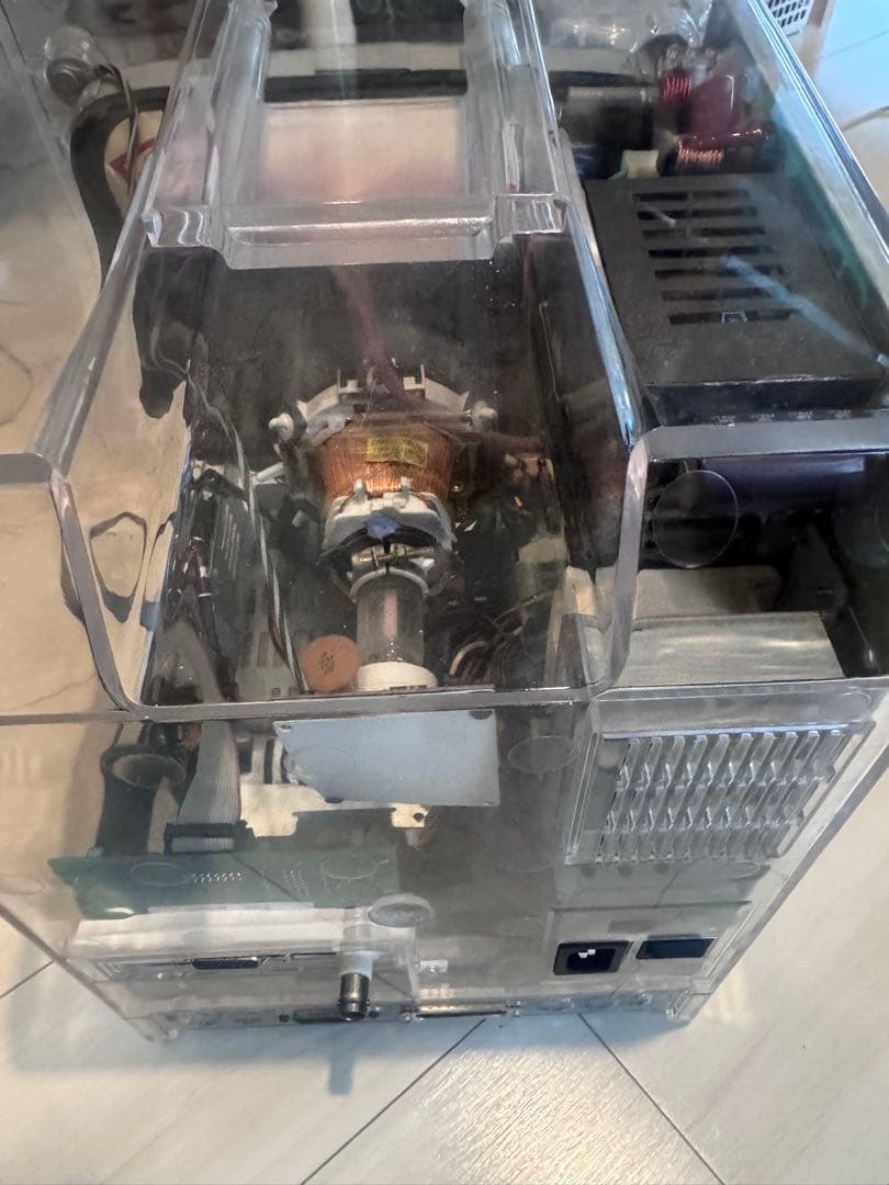 【極美品】Macintosh SE/30 クリアケース換装モデル