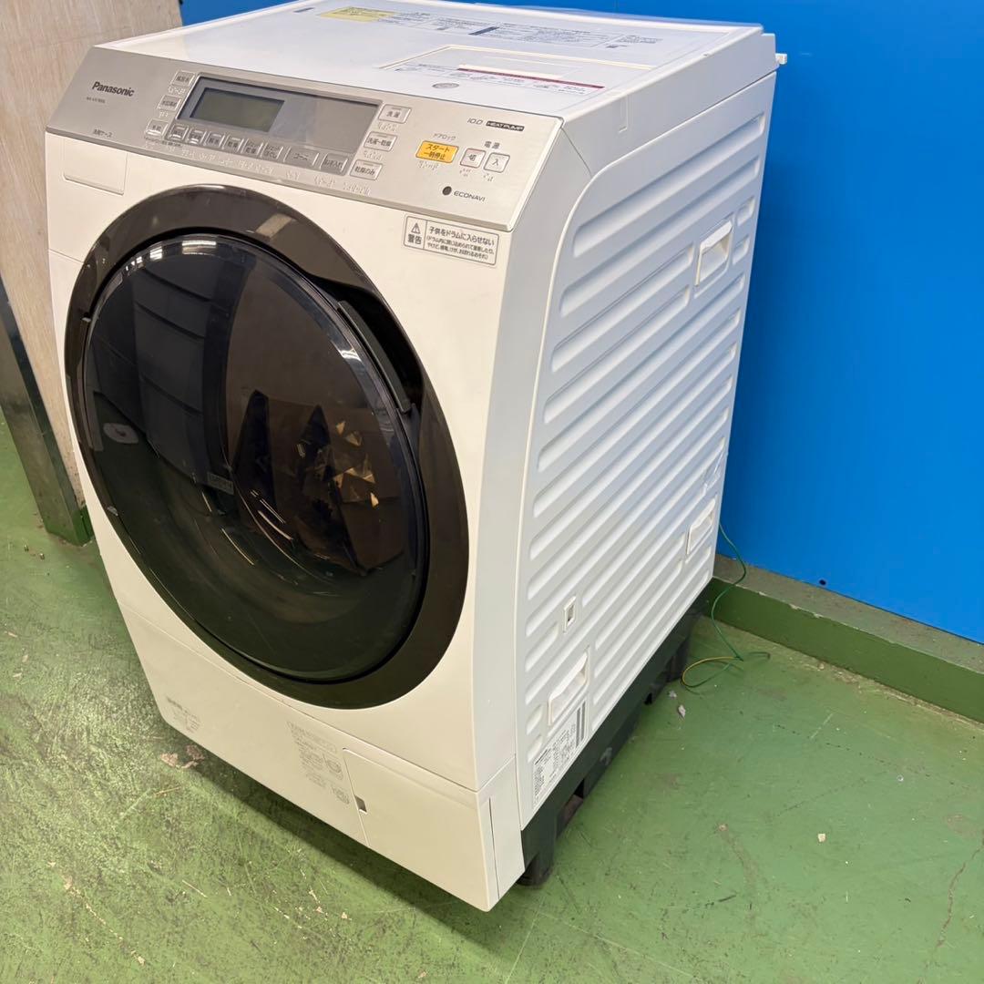 808 Panasonic 洗濯10キロ　乾燥6キロ　極美品　左開き　設置無料