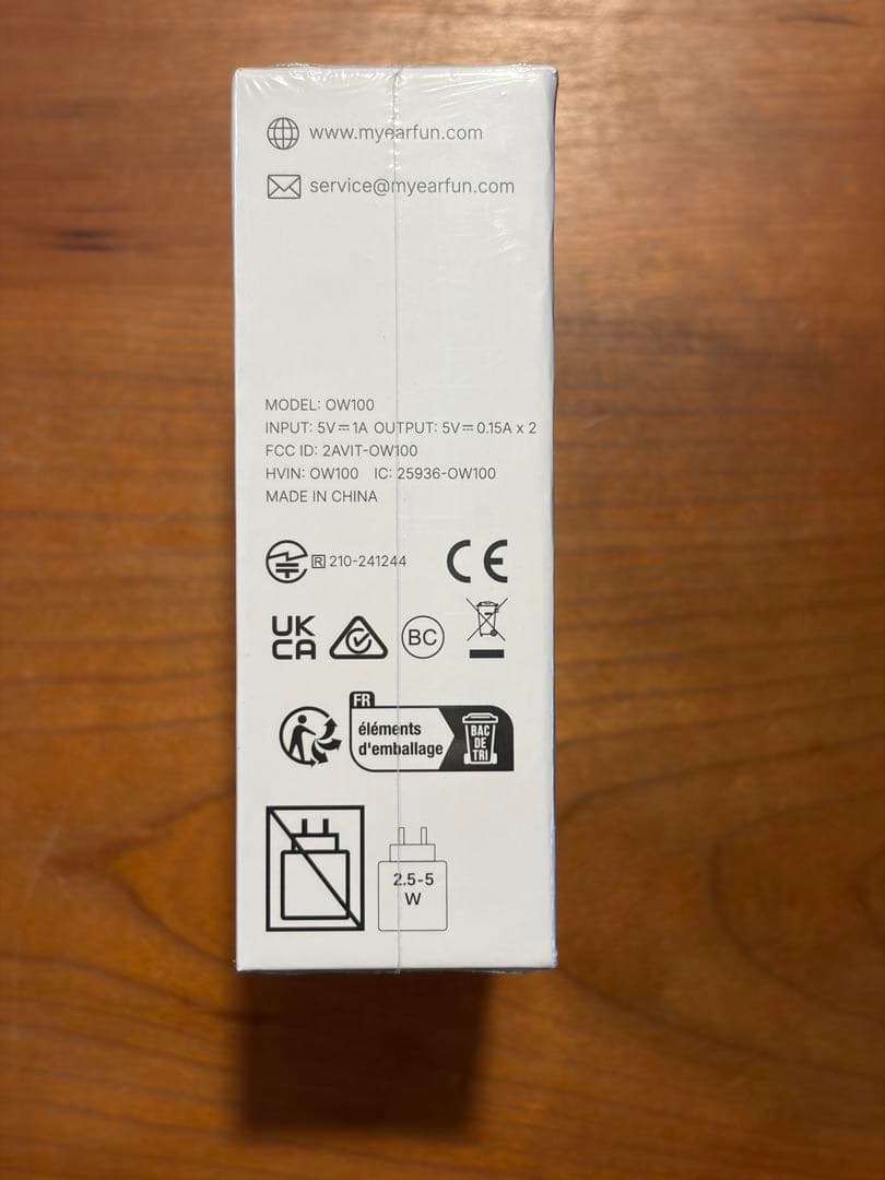 【新品未開封】EarFun OpenJump ブラック オープンイヤー型イヤホン