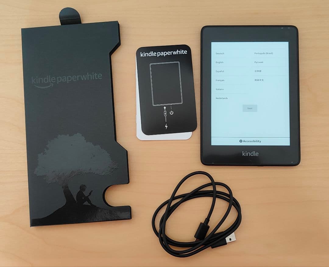 Kindle Paperwhite第10世代 Wi-Fi 箱あり未使用フィルム付