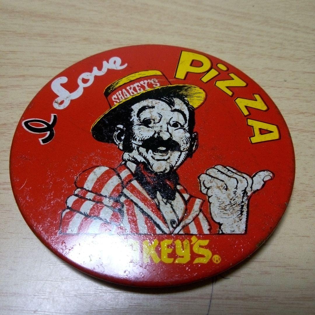 缶バッヂ　　シェイキーズ　PIZZA　　絶版　希少‼️