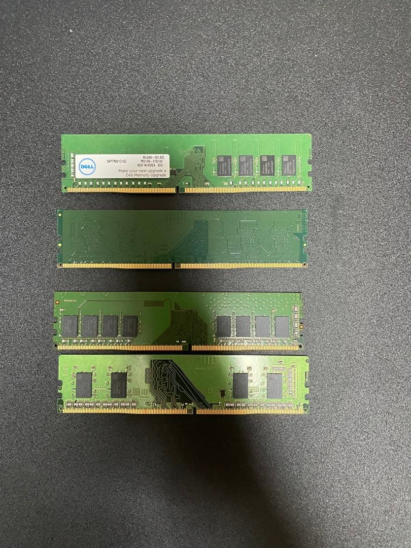 DDR4メモリ4点セット