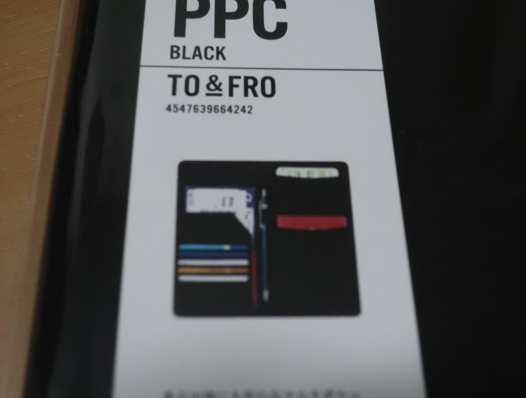 TO&FRO　パスポートカバー　ブラック　新品