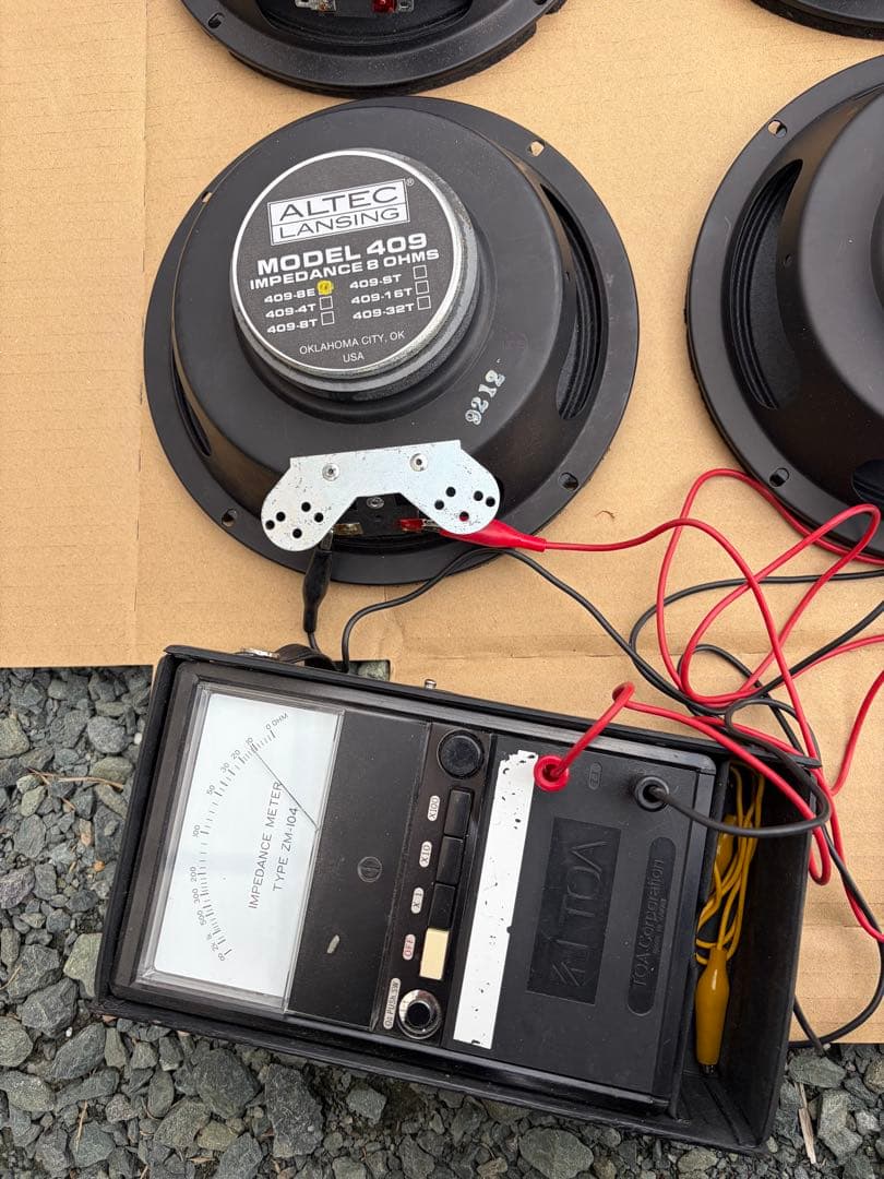 T*i様 ALTEC LANSING 409 スピーカー 8Ω 未使用品2台セッ