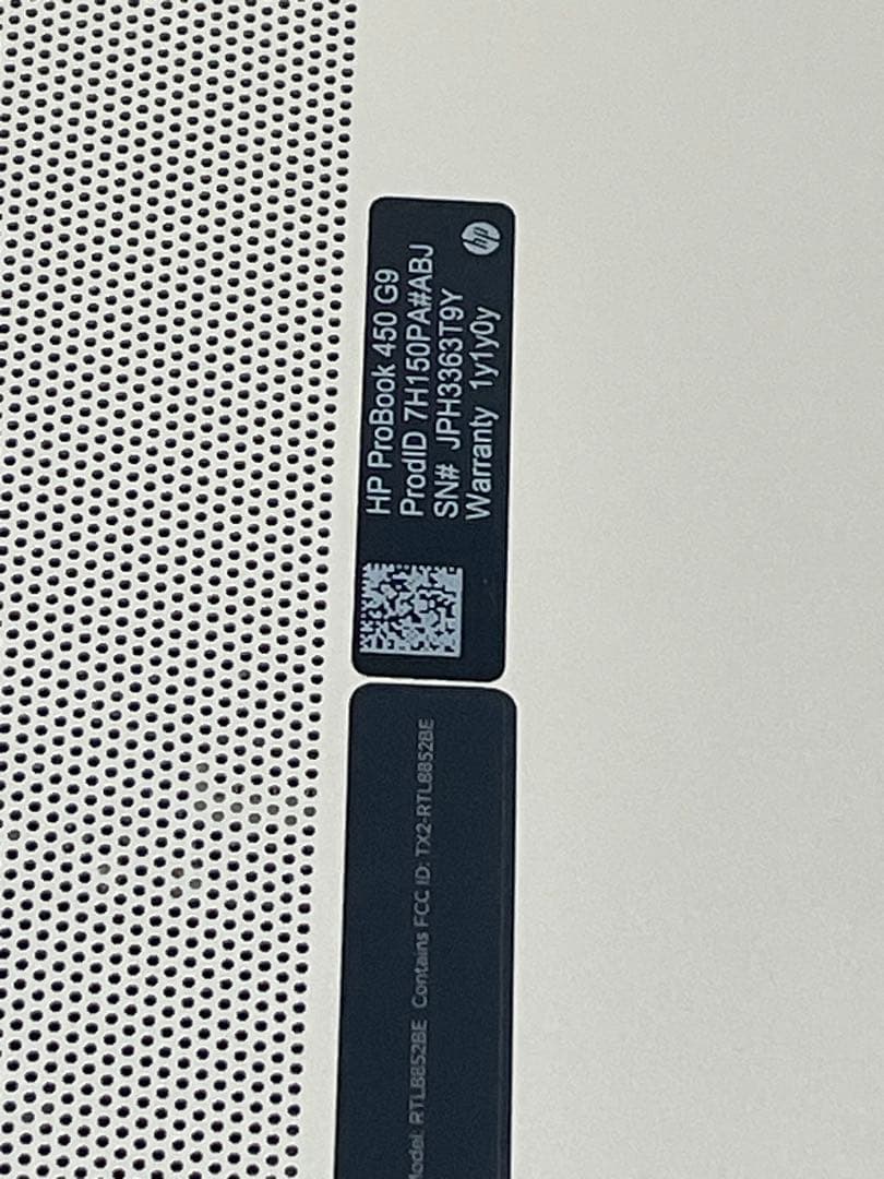Windowsノート本体 HP ProBook 450 G9 15.6 i5-1235U 8GB 256G