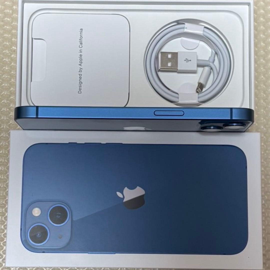 ほぼ新品バッテリー容量100% iPhone13 128GB SIMフリー 本体