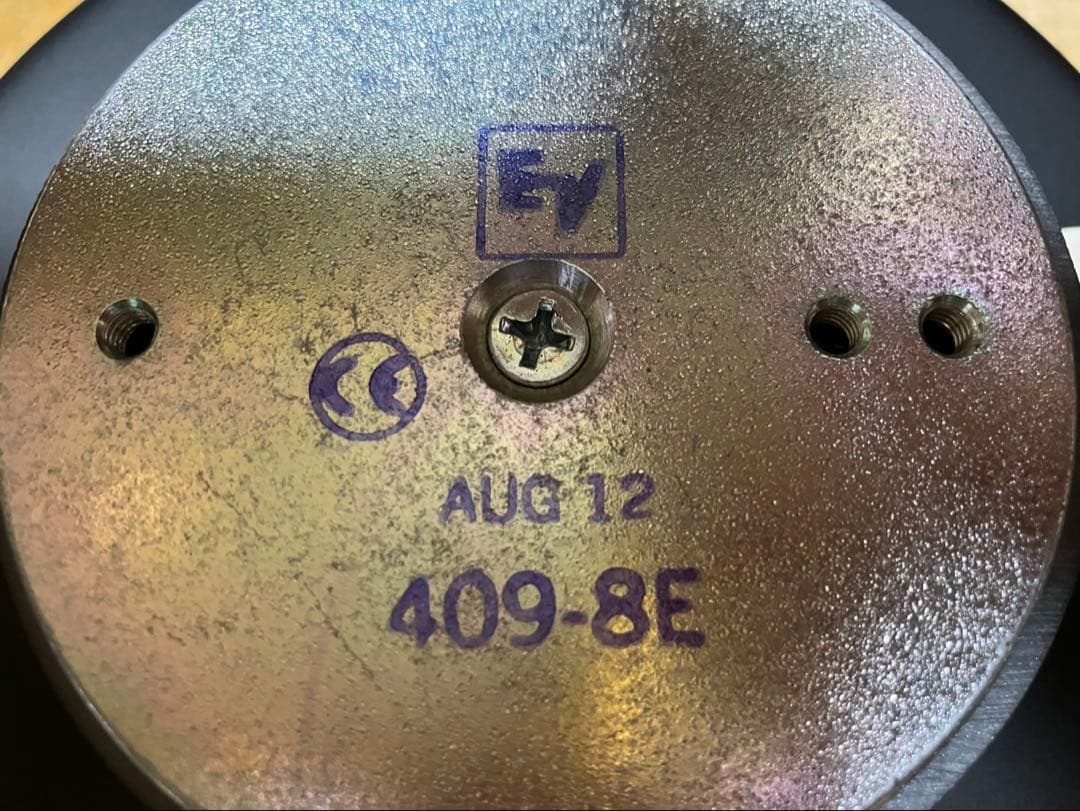 Electoro Voice 409-8E使用 合板バスレフ箱EV スピーカー