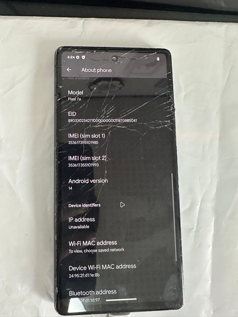 Google Pixel 7a ジャンク