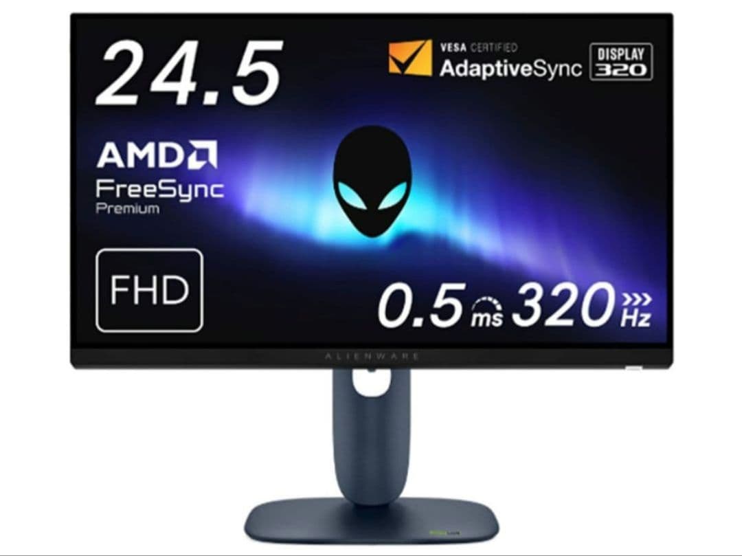 【新品未開封】Alienware 25 320Hzゲーミング モニター