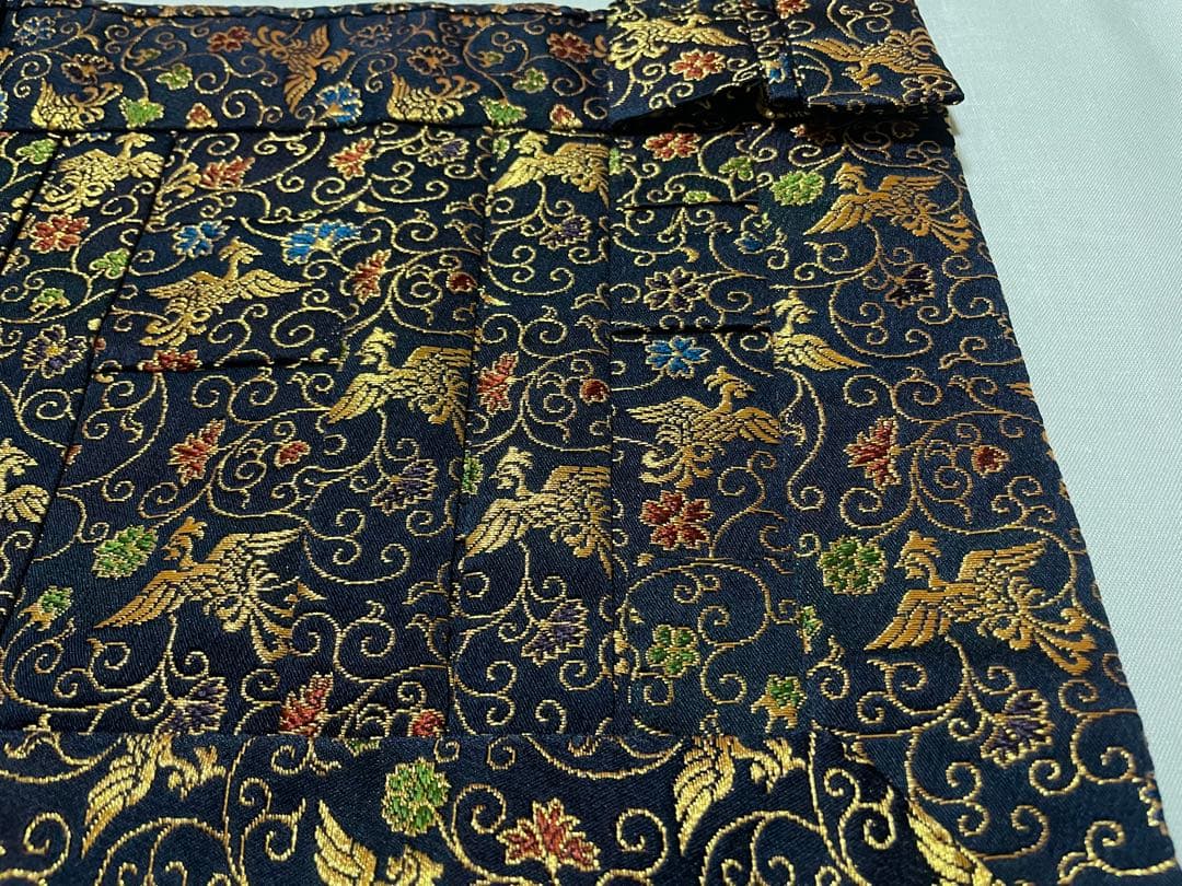 【真さん専用】金襴　化繊　臨済宗　1尺絡子　紺