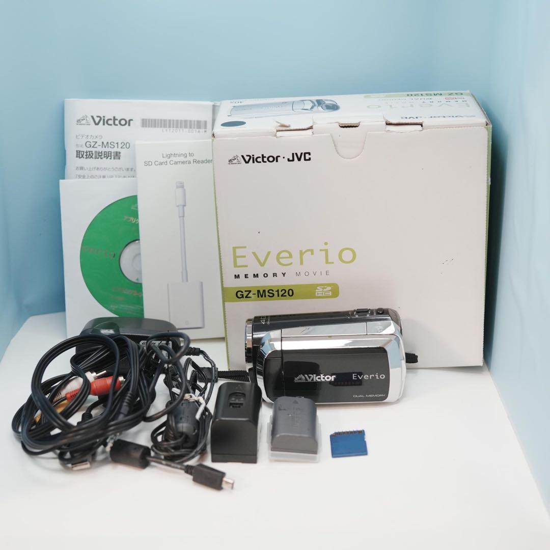 victor Everio GZ-MS120-B ビデオカメラ a4501