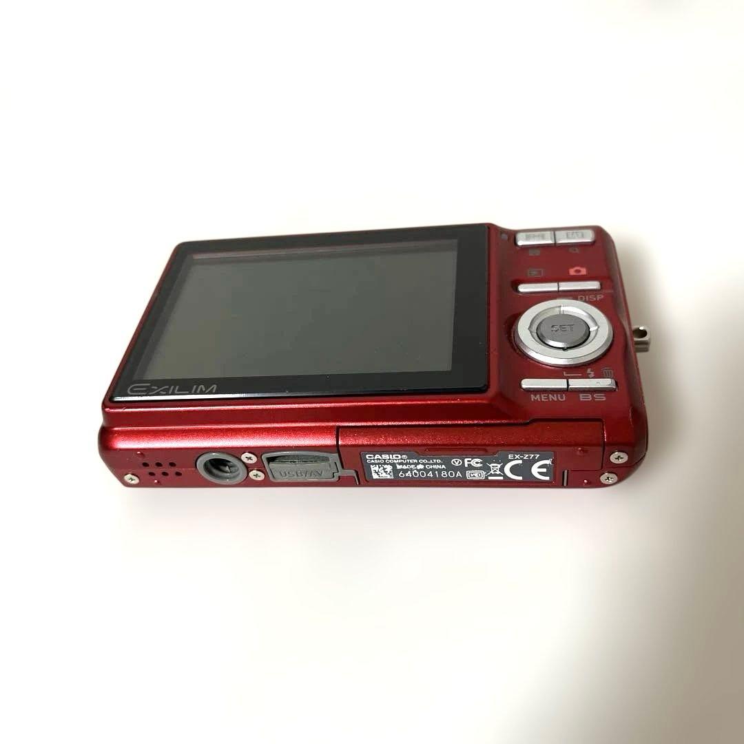 ❤️デジカメ CASIO EXILIM EX-Z77 純正バッテリー&充電器付