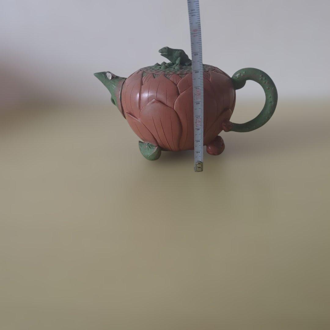 おもしろ急須　茶道具かえる　セミ
