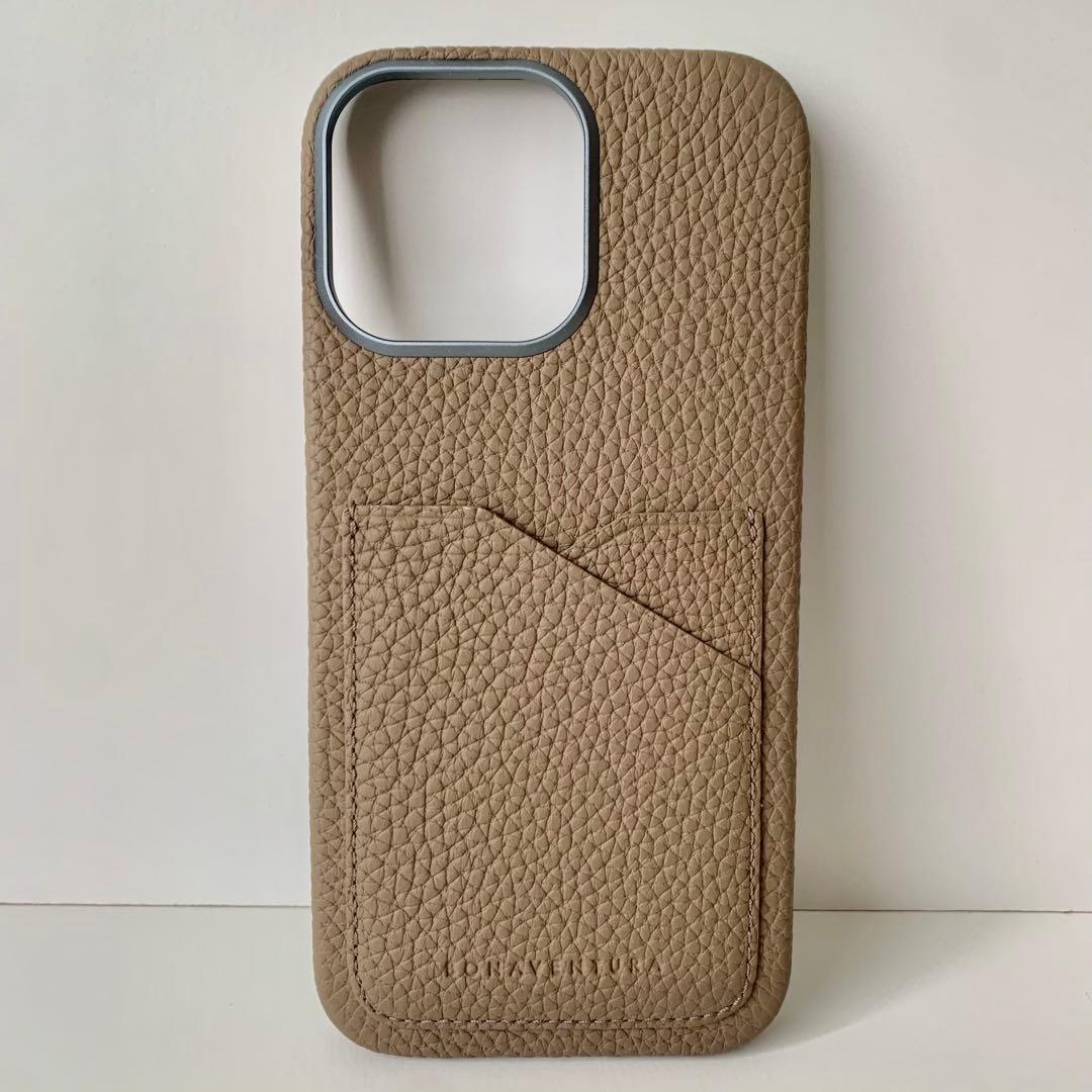 【BONAVENTURA】iPhoneケース 16 ProMAX エトープ　新品