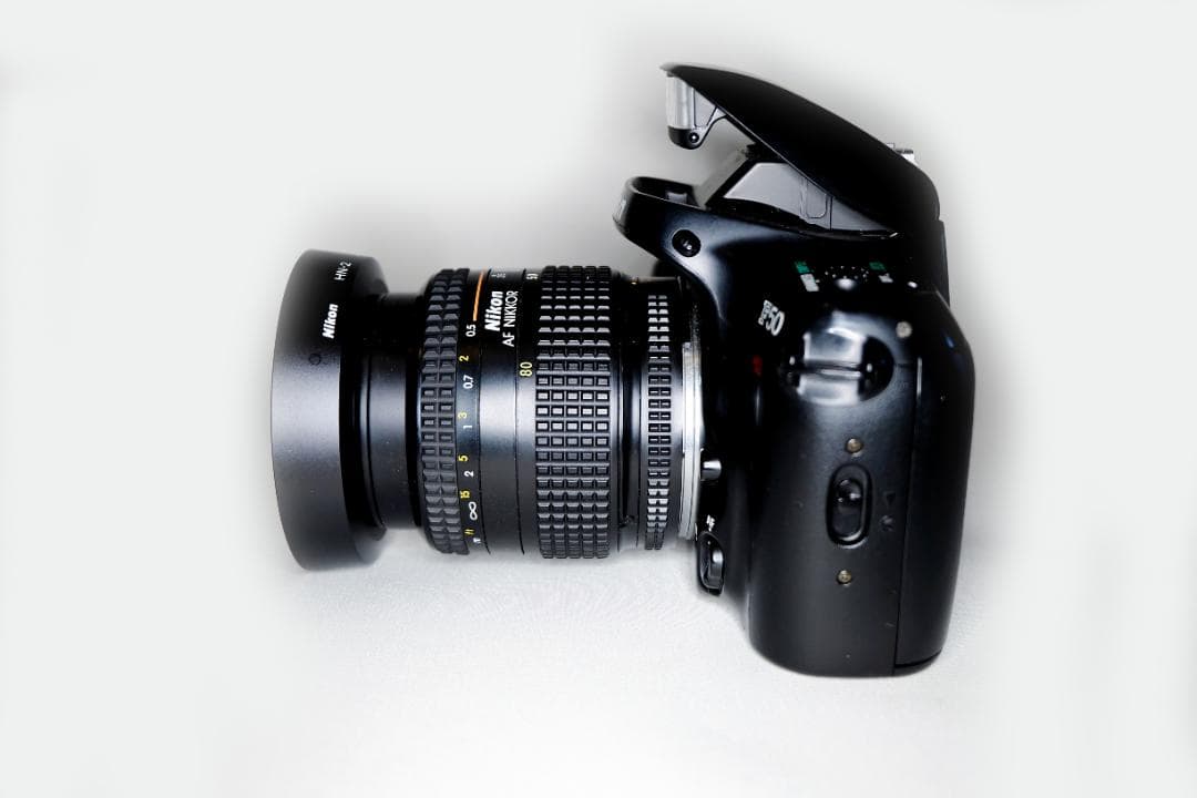 Nikon F50 純正レンズ純正フード純正フィルター純正ストラップ、美品稼働品