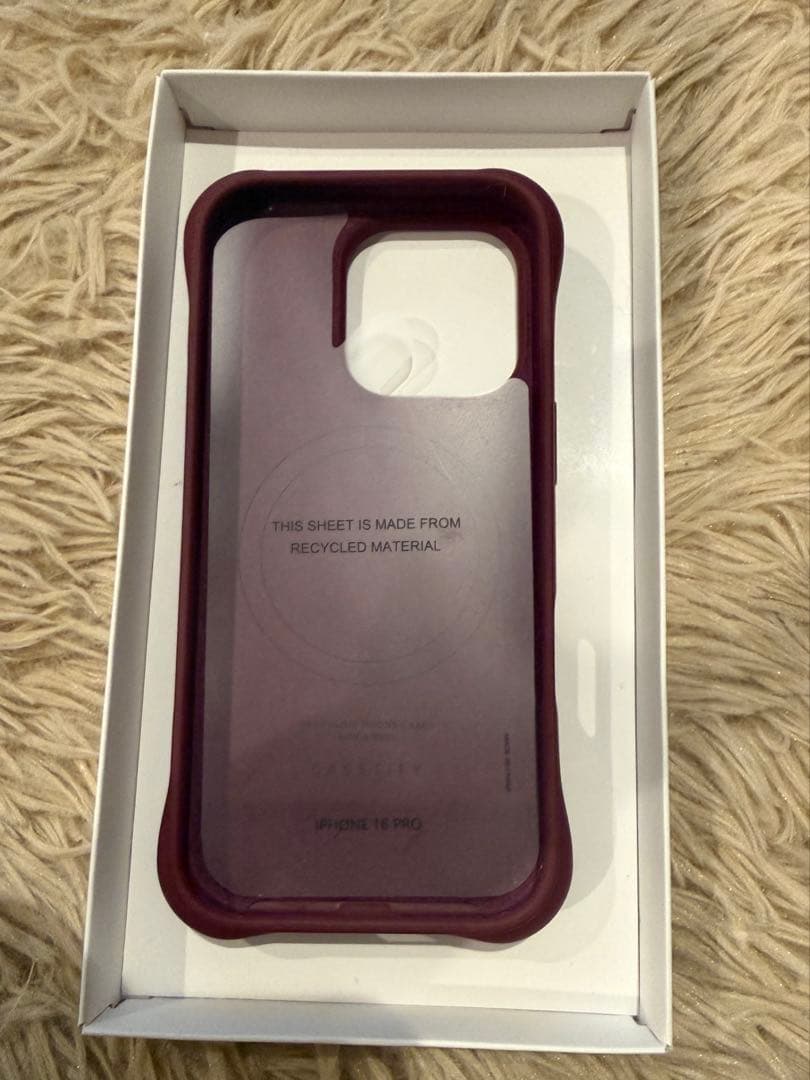 Casetify ウェーブシリコンケース16Pro Mulberry
