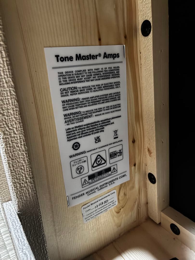 アンプ Fender Deluxe Reverb ToneMaster Blonde