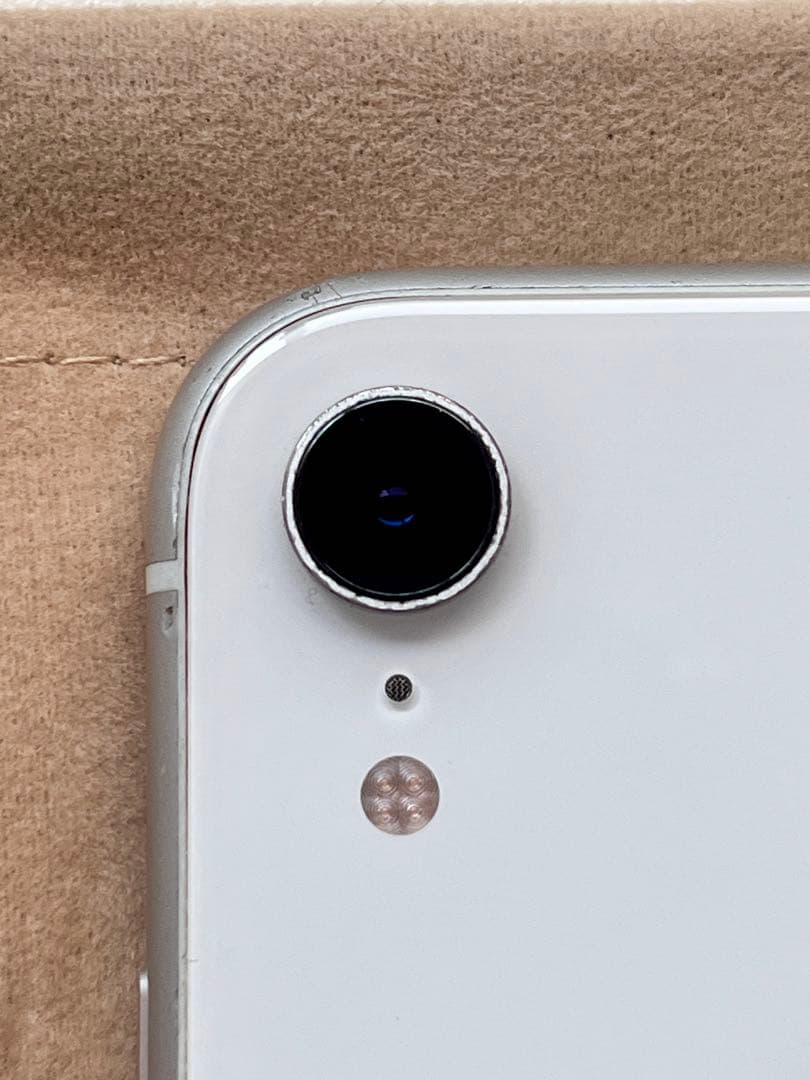 割れ有 Apple iPhone XR 128GB バッテリー89%