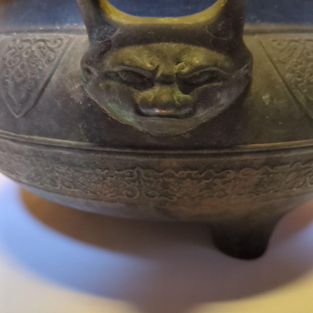 火鉢？　香炉？　金属製　銅製？　アンティーク