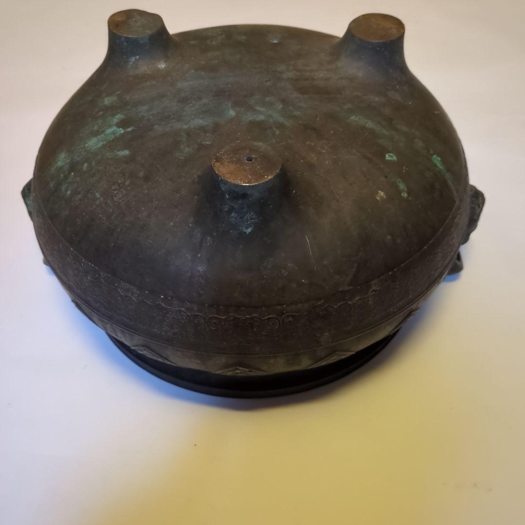 火鉢？　香炉？　金属製　銅製？　アンティーク