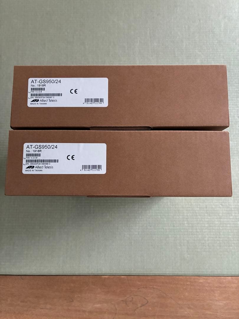 Allied Telesis AT‑GS950/24 新品未開封 ×2台セット