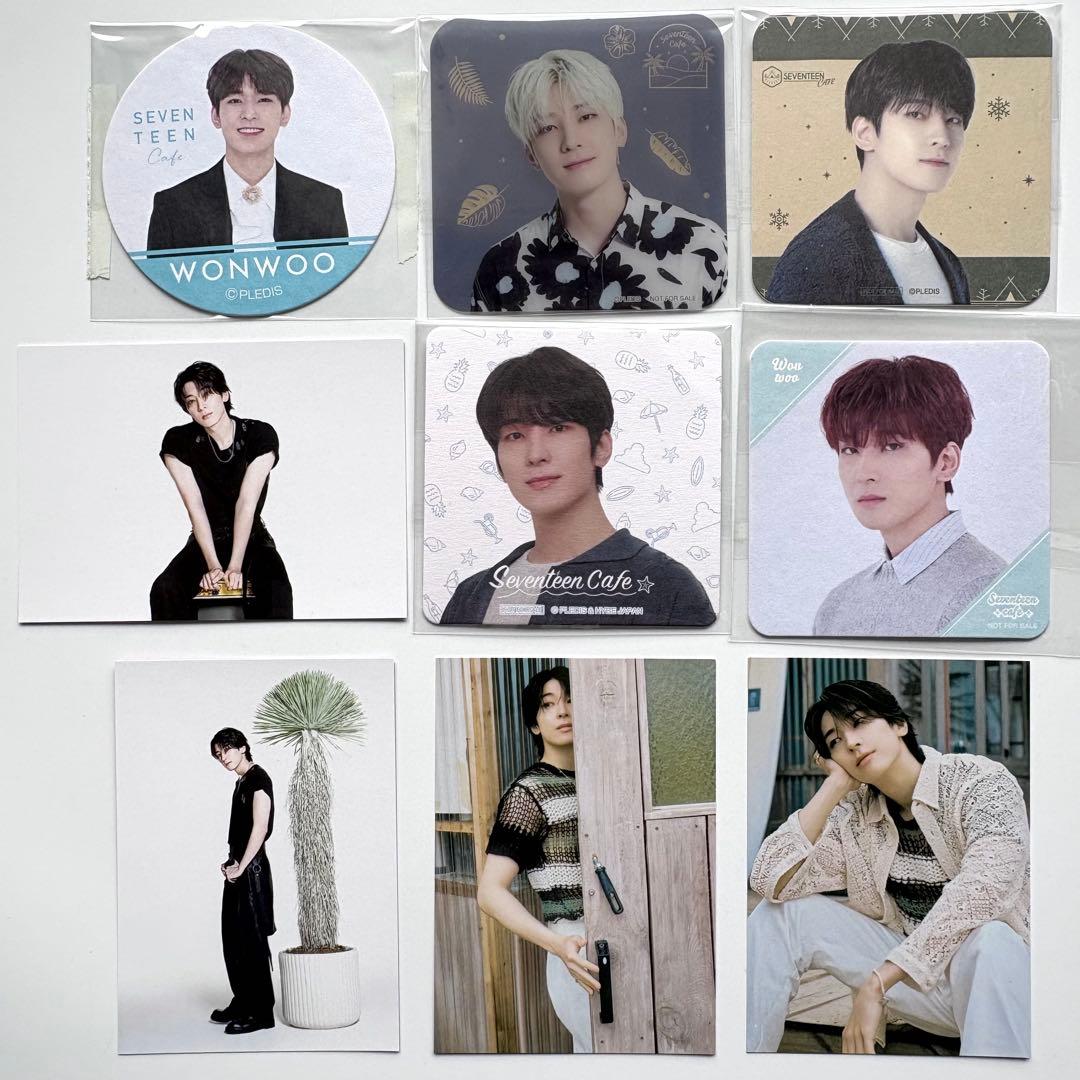 seventeen 缶バッジ　ワッペン　ideal cut アクスタ　ウォヌ
