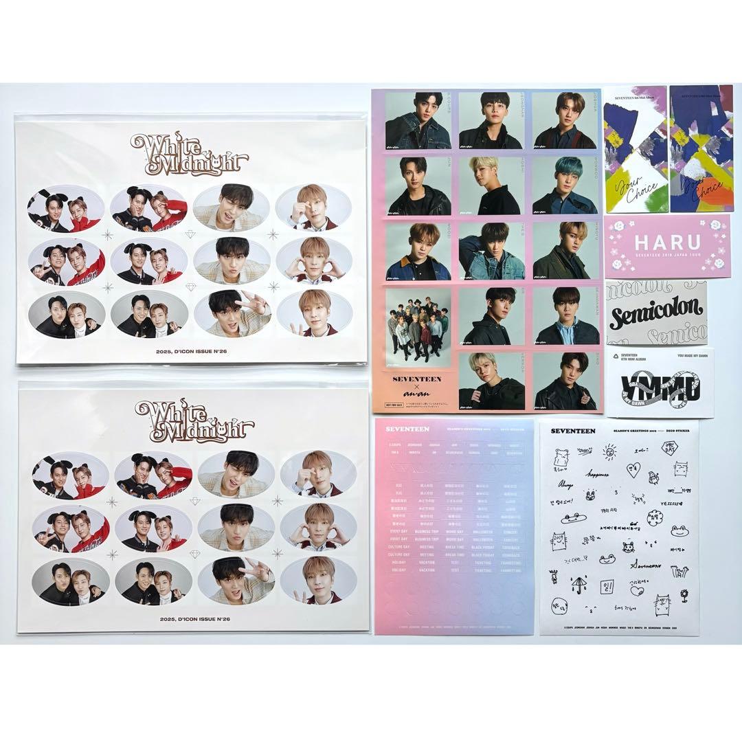 seventeen 缶バッジ　ワッペン　ideal cut アクスタ　ウォヌ