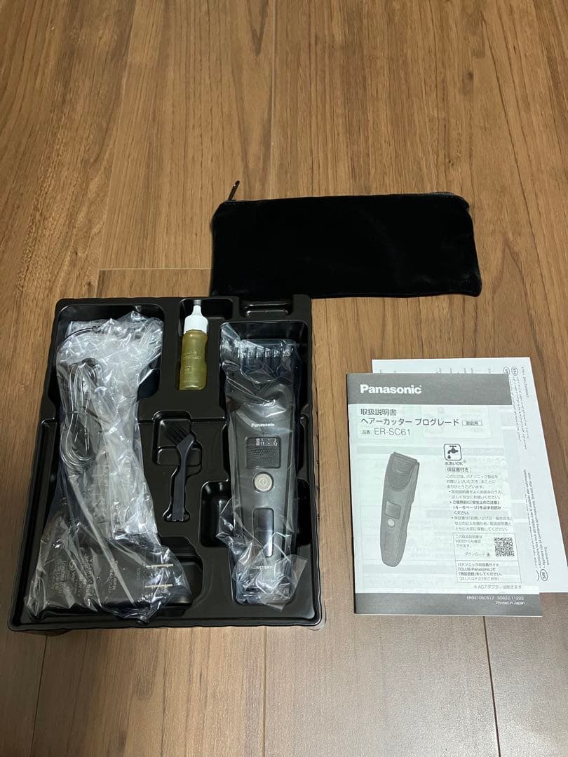 パナソニック バリカン ヘアーカッター プログレード ER-SC61-K