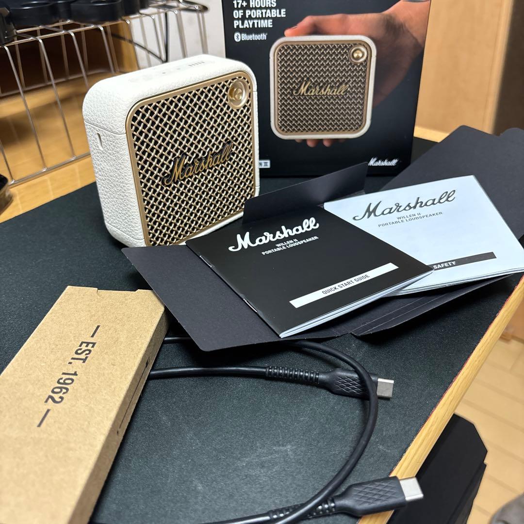 Marshall Willen 2 クリーム 中古　ほぼ未使用品です