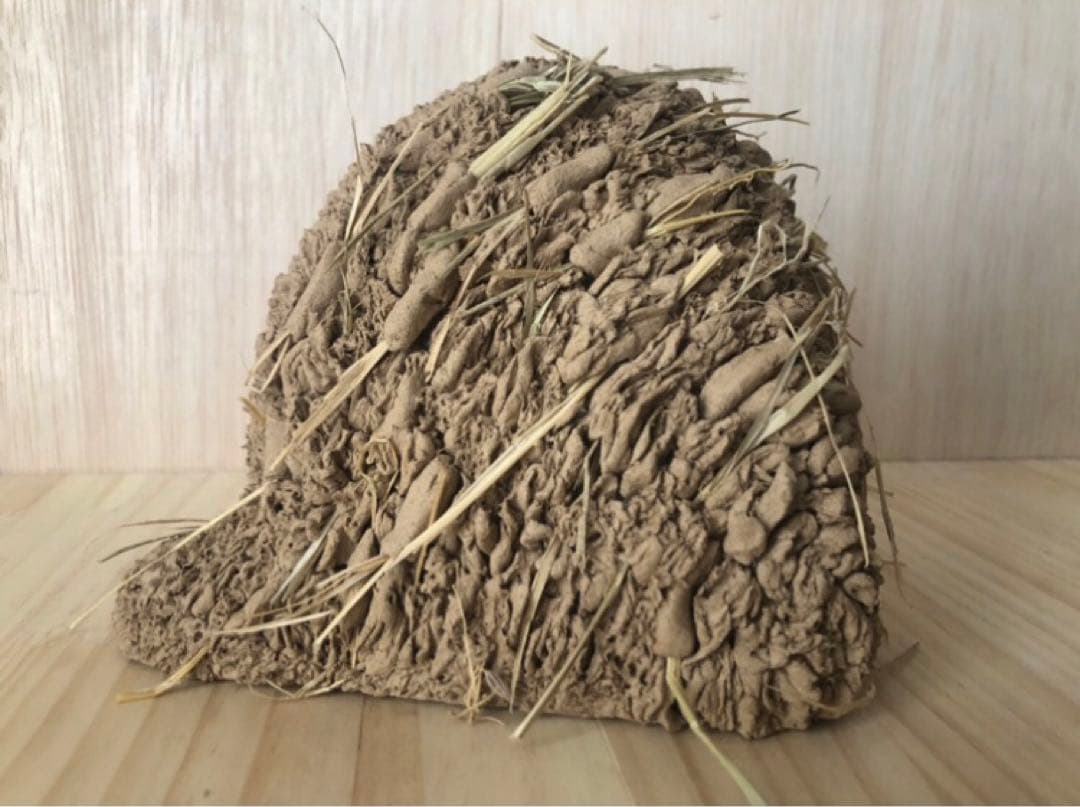 ツバメの人工巣　壁付け用タイプ板貼り付き　新品・未使用品　　26-g-4