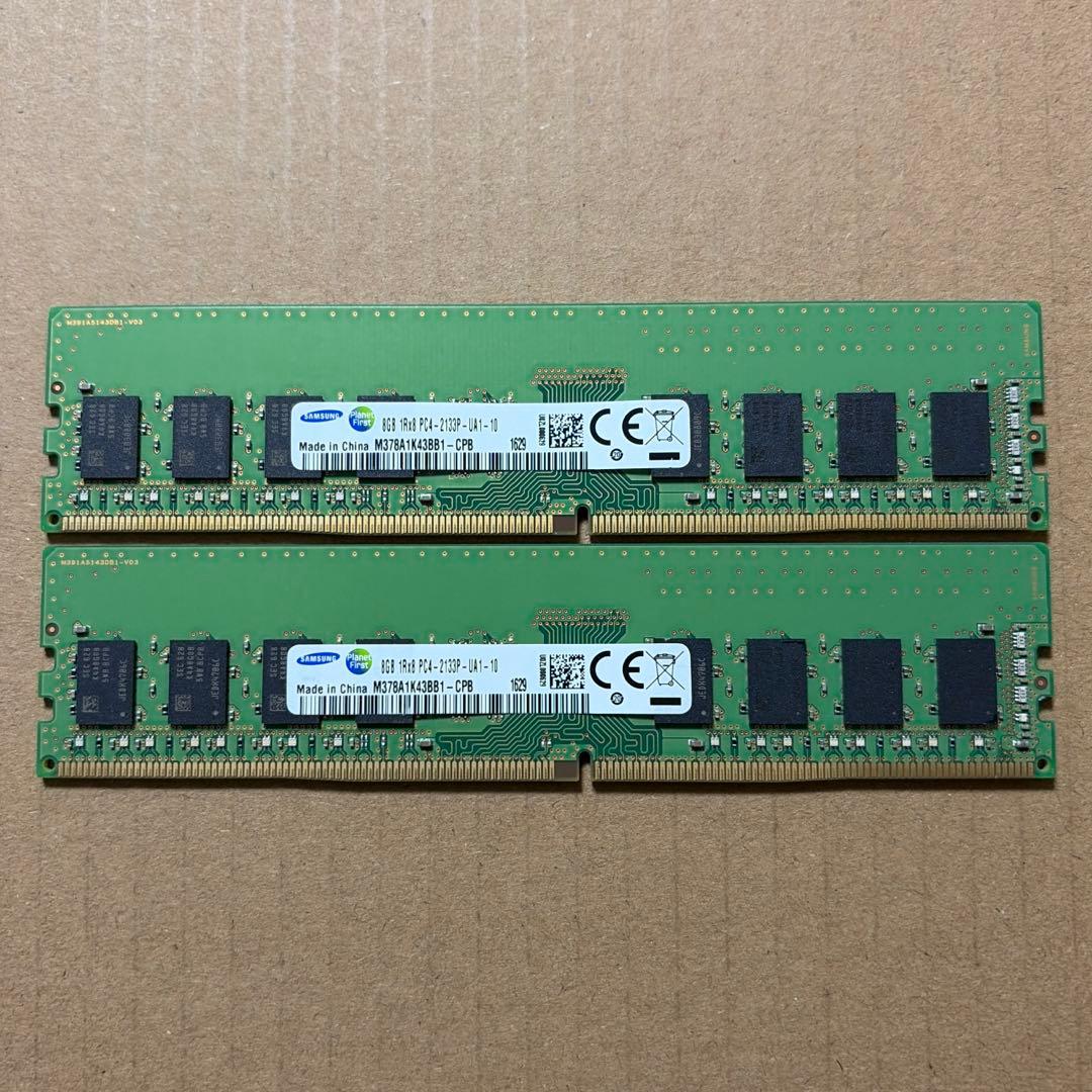 [28] デスクトップ PC メモリ8GBx2(16GB) DDR4 2133