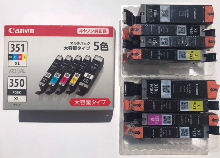 キヤノン純正インクカートリッジ BCI-351XL+350XL／5MP