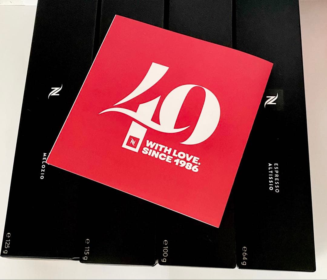 Nespresso ネスプレッソ Vertuo 40周年記念コーヒーセット 箱付