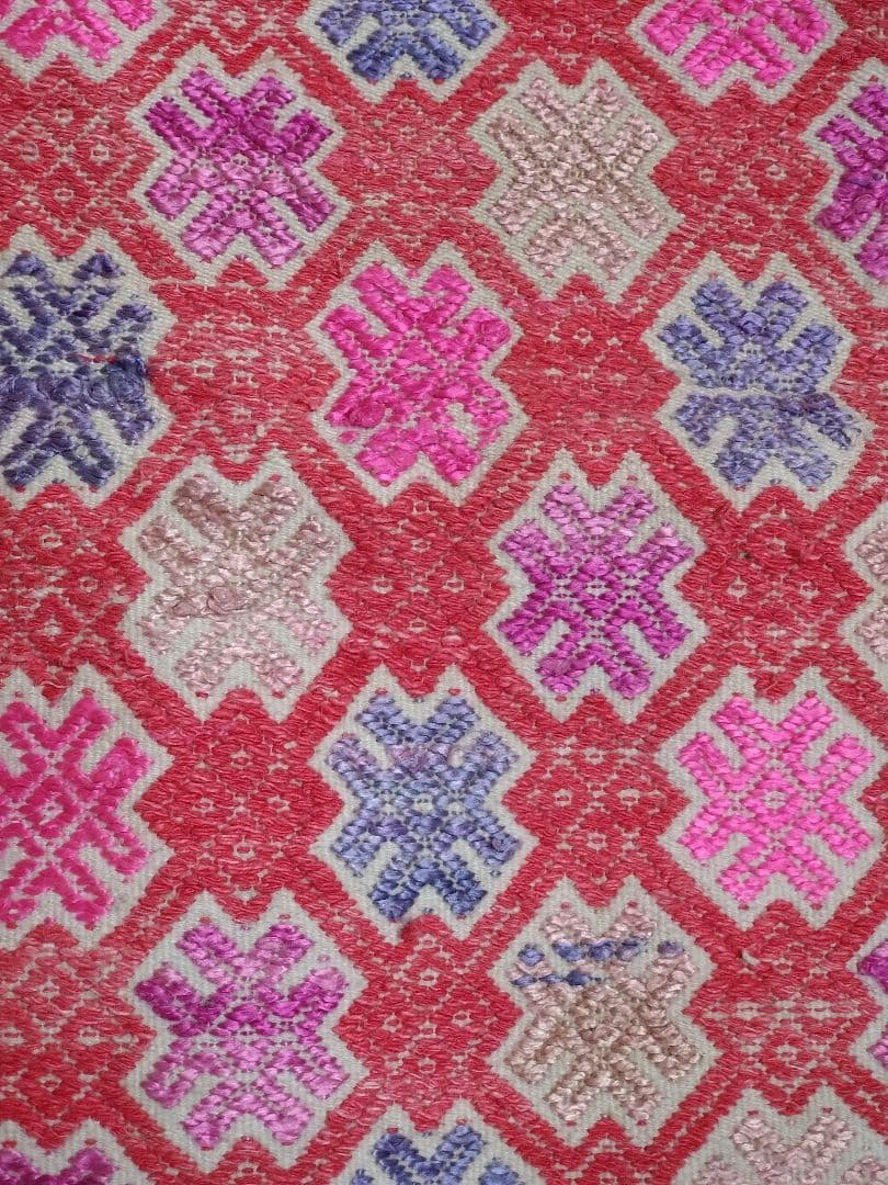 中国アンティーク　少数民族　手刺繍　テーブルクロス、ソファーカバー、タペストリー