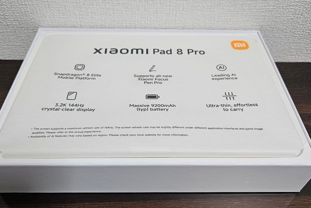 【未使用に近い】Xiaomi Pad 8 Pro 8GB+128GB