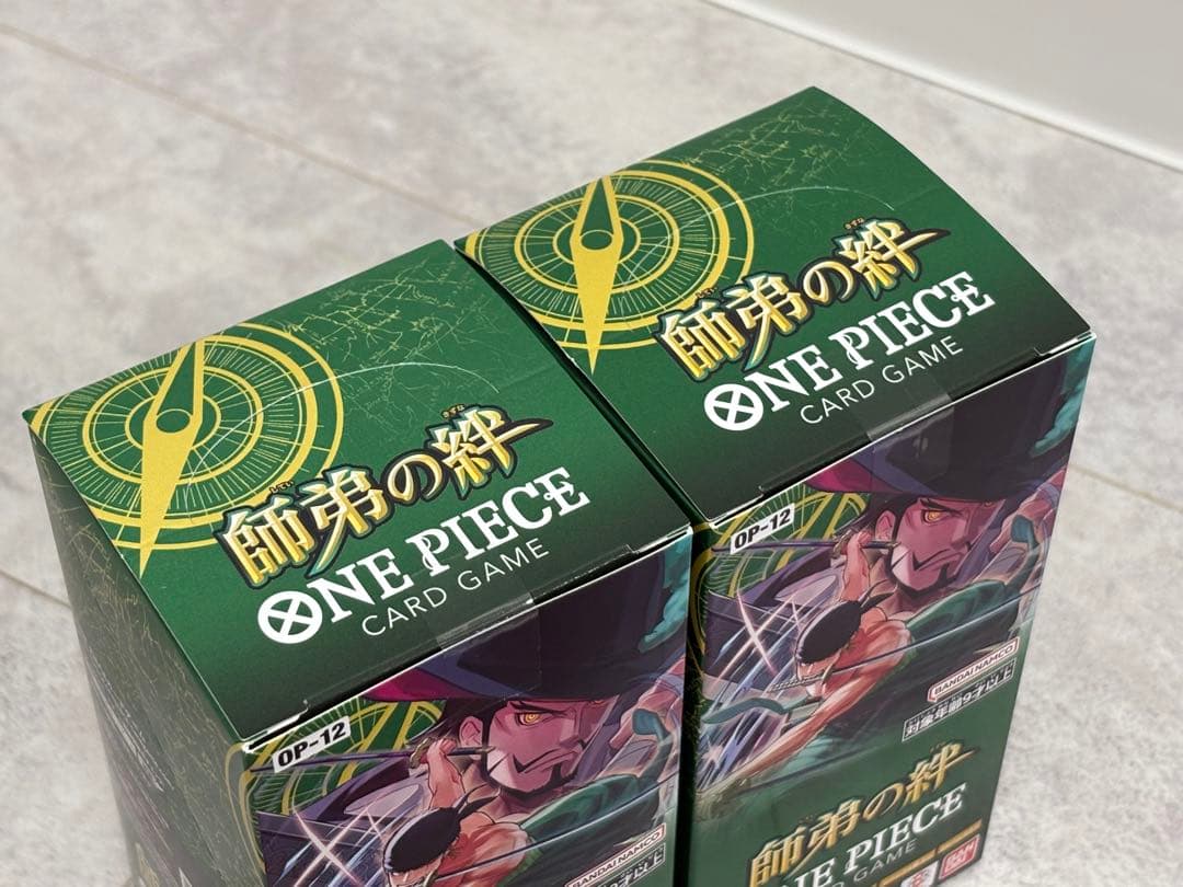 【未開封】師弟の絆 ワンピースカード BOX テープ付き