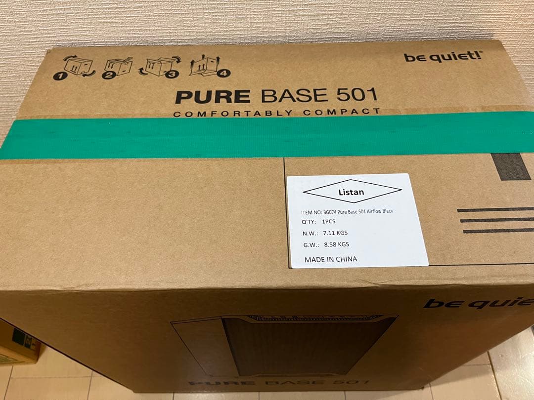 be quiet! PURE BASE 501 開封済 未使用 PCケース