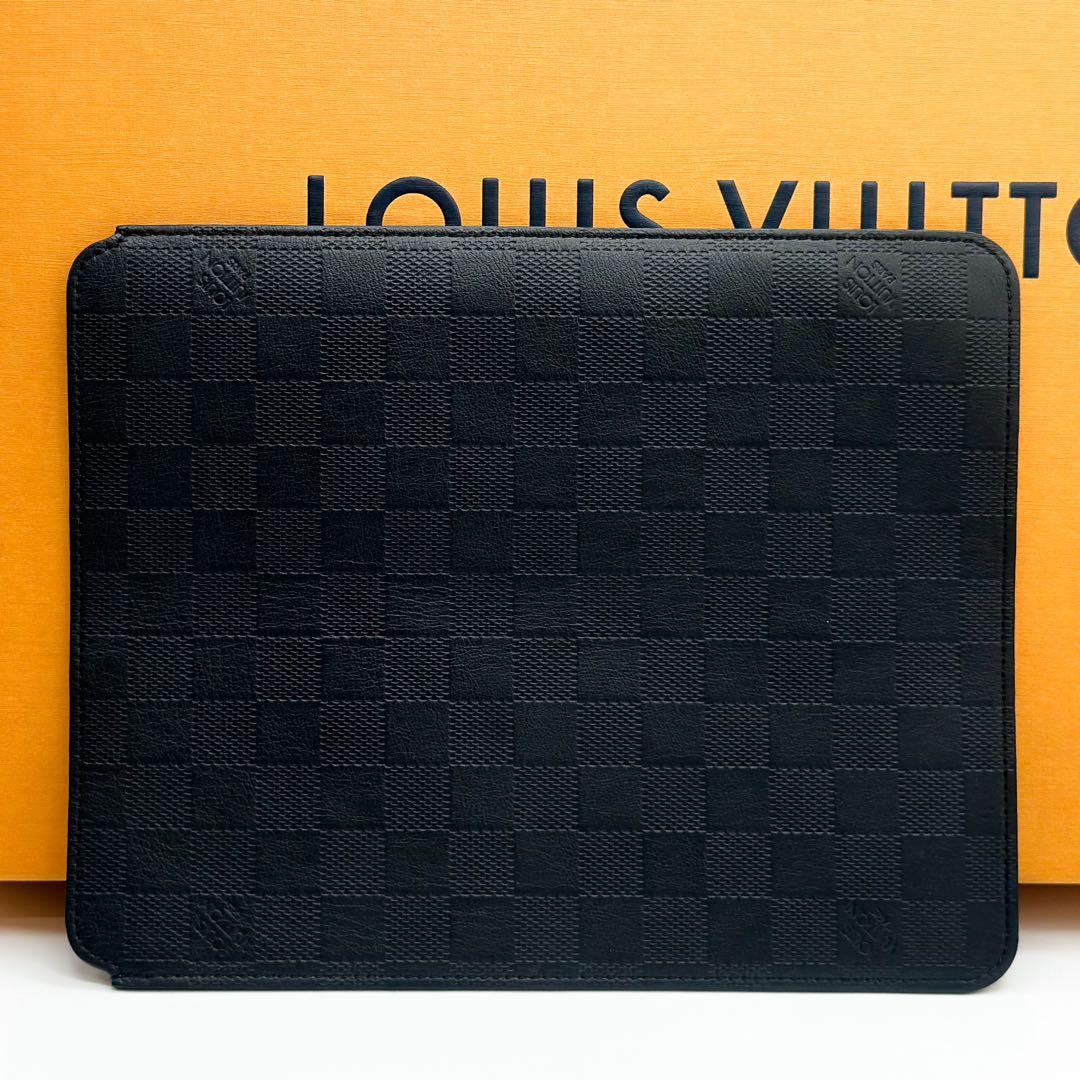 【使用わずか・箱付き】ルイヴィトン iPad2 ケース ダミエ アンフェニ