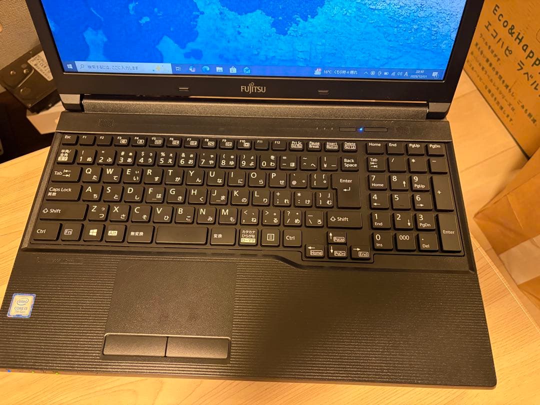 Windowsノート本体 LIFEBOOK A i3-7100U/8GB/256GB SSD