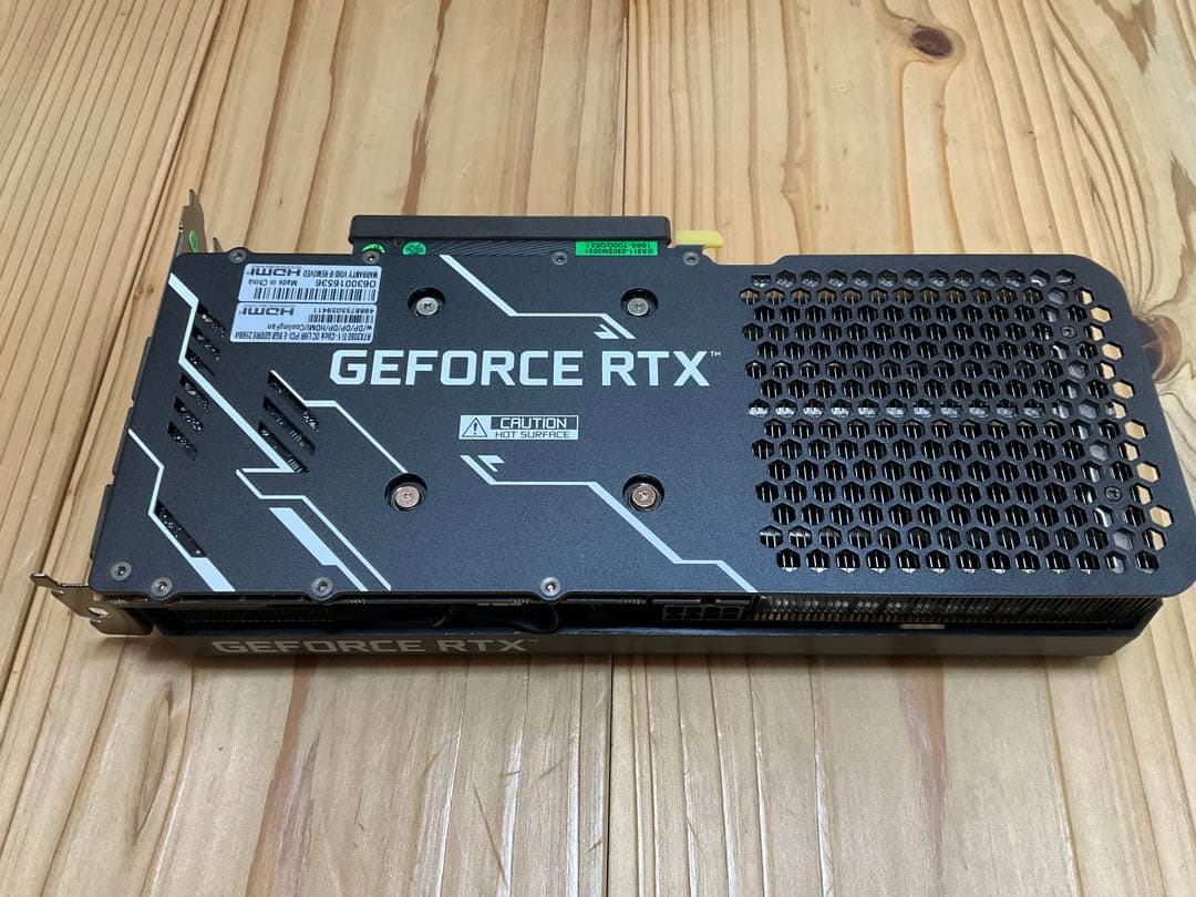 【中古美品】GG-RTX3060Ti-E8GB/DF/LHR【箱説明書あり】