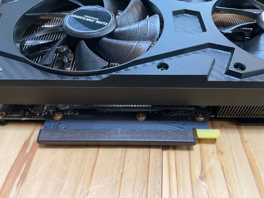 【中古美品】GG-RTX3060Ti-E8GB/DF/LHR【箱説明書あり】