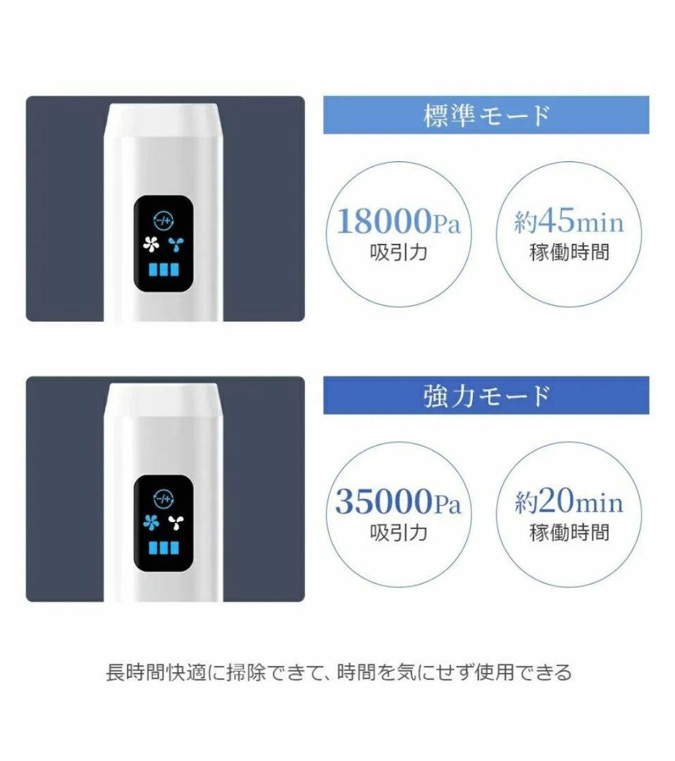 新品　掃除機 コードレス 35000Pa吸引力 45分連続稼働