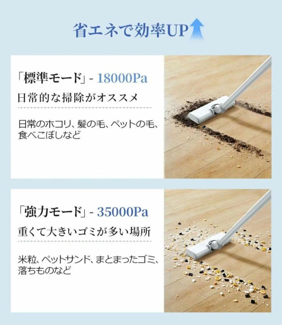 新品　掃除機 コードレス 35000Pa吸引力 45分連続稼働