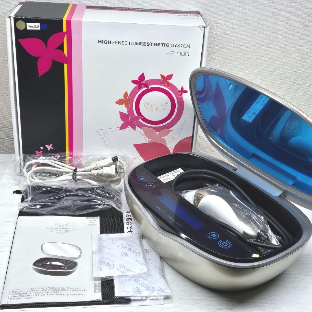 【残99.2%/付属品全付】脱毛器 ケノン Ver 8.6 シャンパンゴールド