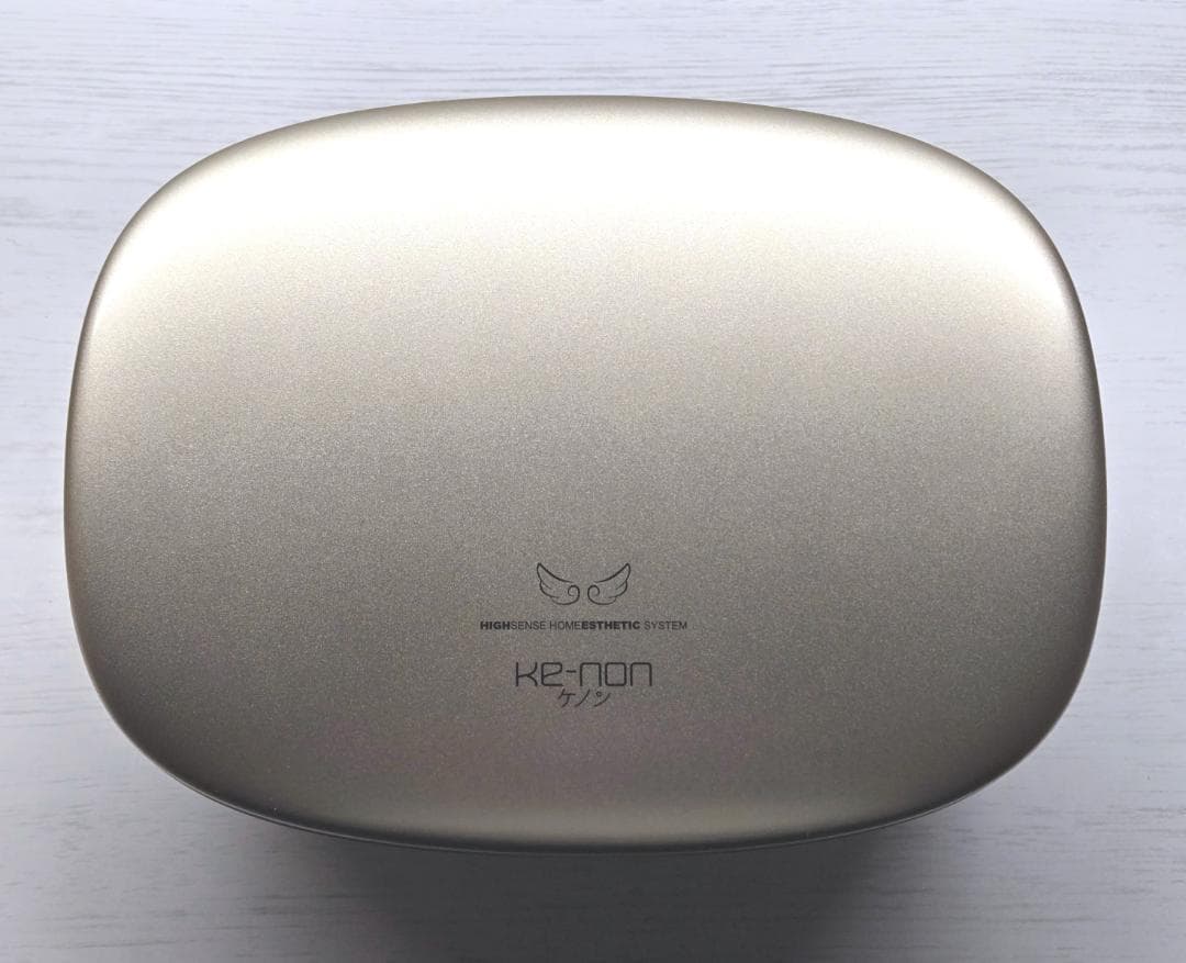 【残99.2%/付属品全付】脱毛器 ケノン Ver 8.6 シャンパンゴールド