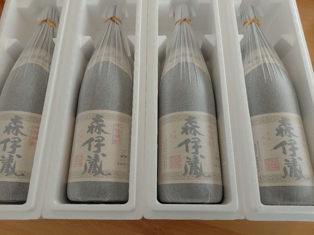 森伊蔵 焼酎 4本セット 化粧箱入り