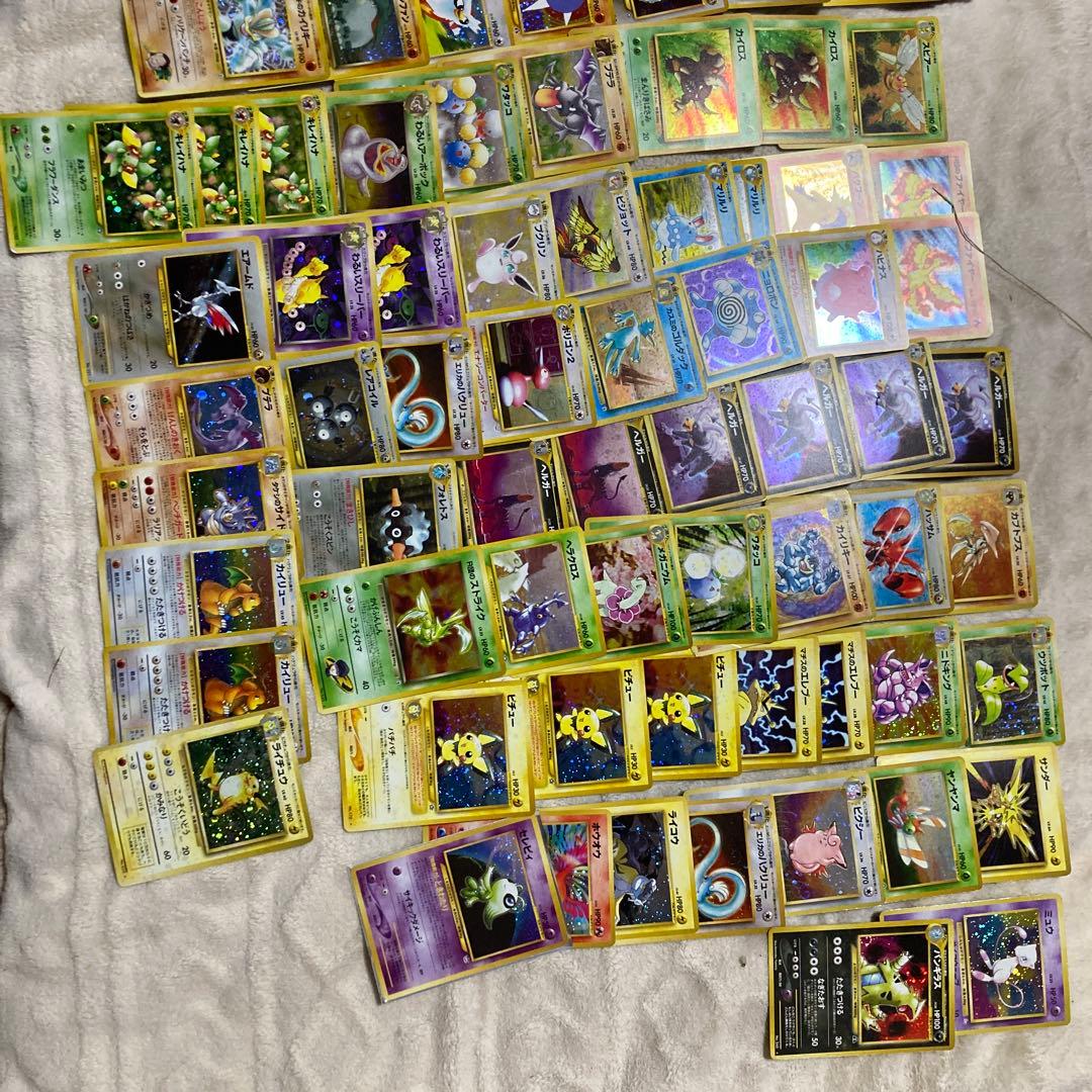 ミ*ル様 引退品ポケモンカード 旧裏レア約110枚セット