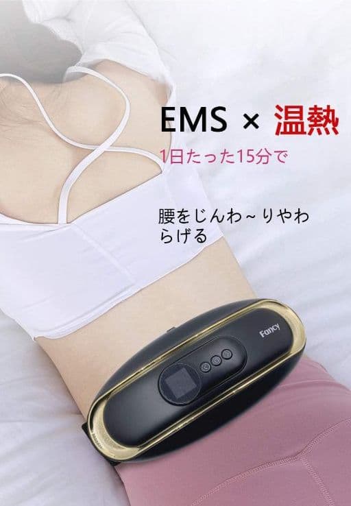 癒し、リフレッシュ！腰マッサージャー EMS