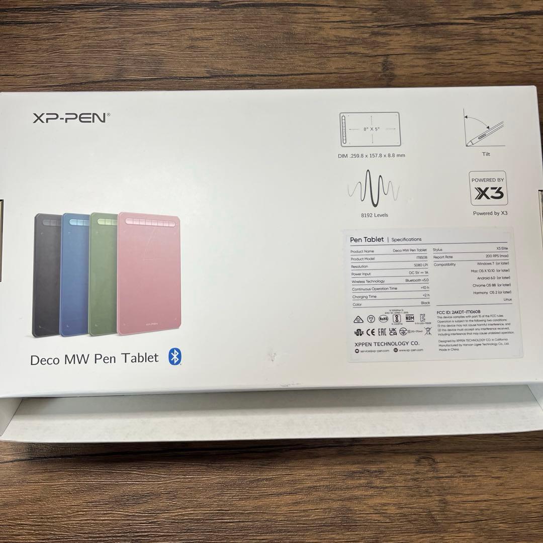 XPPen ペンタブレット Deco MW (ワイヤレス版) ブラック